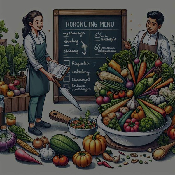 Comment tirer parti des légumes de saison pour créer un menu rotatif dans un restaurant bio?