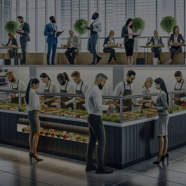 Quelles méthodes pour offre un service de déjeuner rapide et sain dans un environnement professionnel?